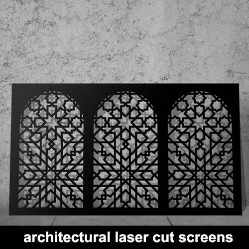 architectural laser cut screens and decorative panels