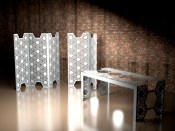 Nottingham Lace Room dividers and partition screens by Lace Furniture