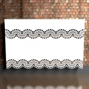 Chantilly Lace Pattern Wall mounted Radiator cover