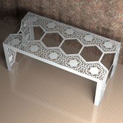 Windsor Lace Metal Dining Table